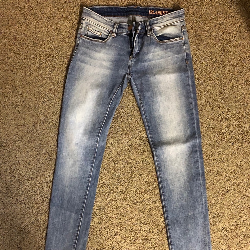 Blank jeans